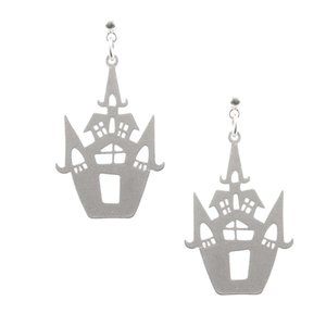 Halloween Haunted castle earring